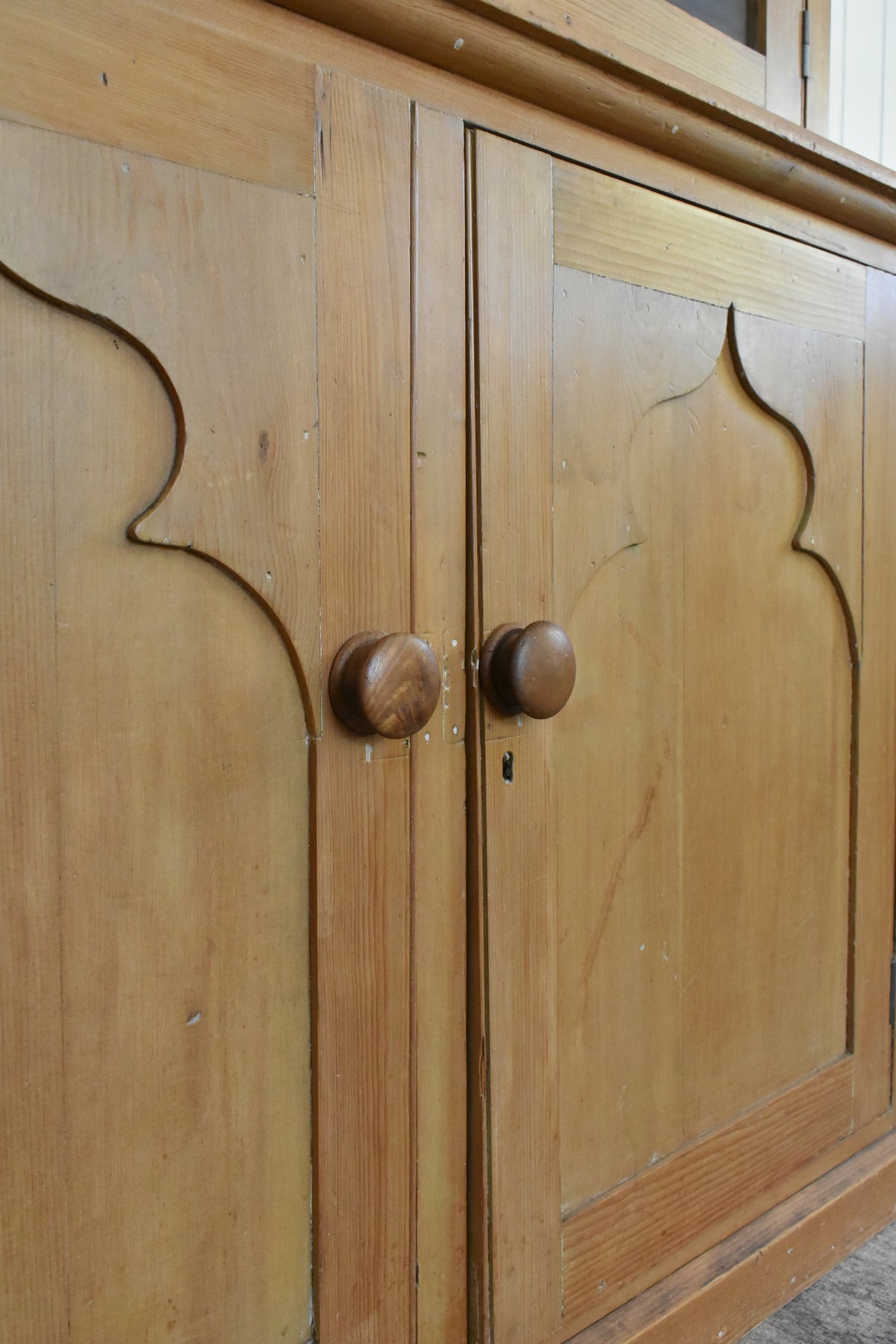 Antique English linen press/hutch