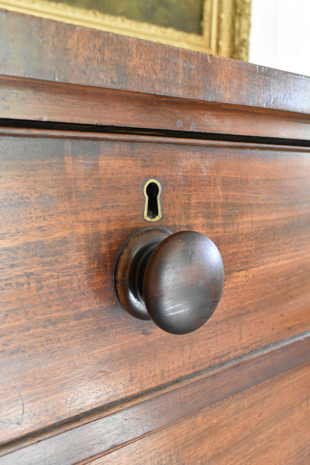 Antique English 2 over 4 chest of drawers