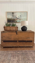 XL antique pine chest
