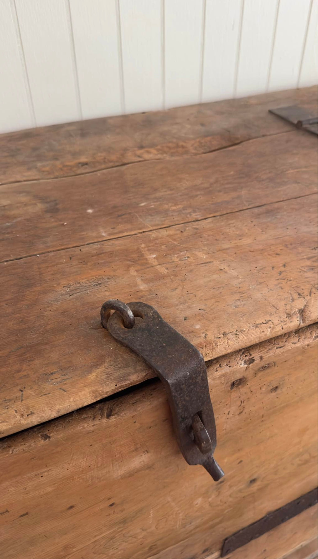 XL antique pine chest