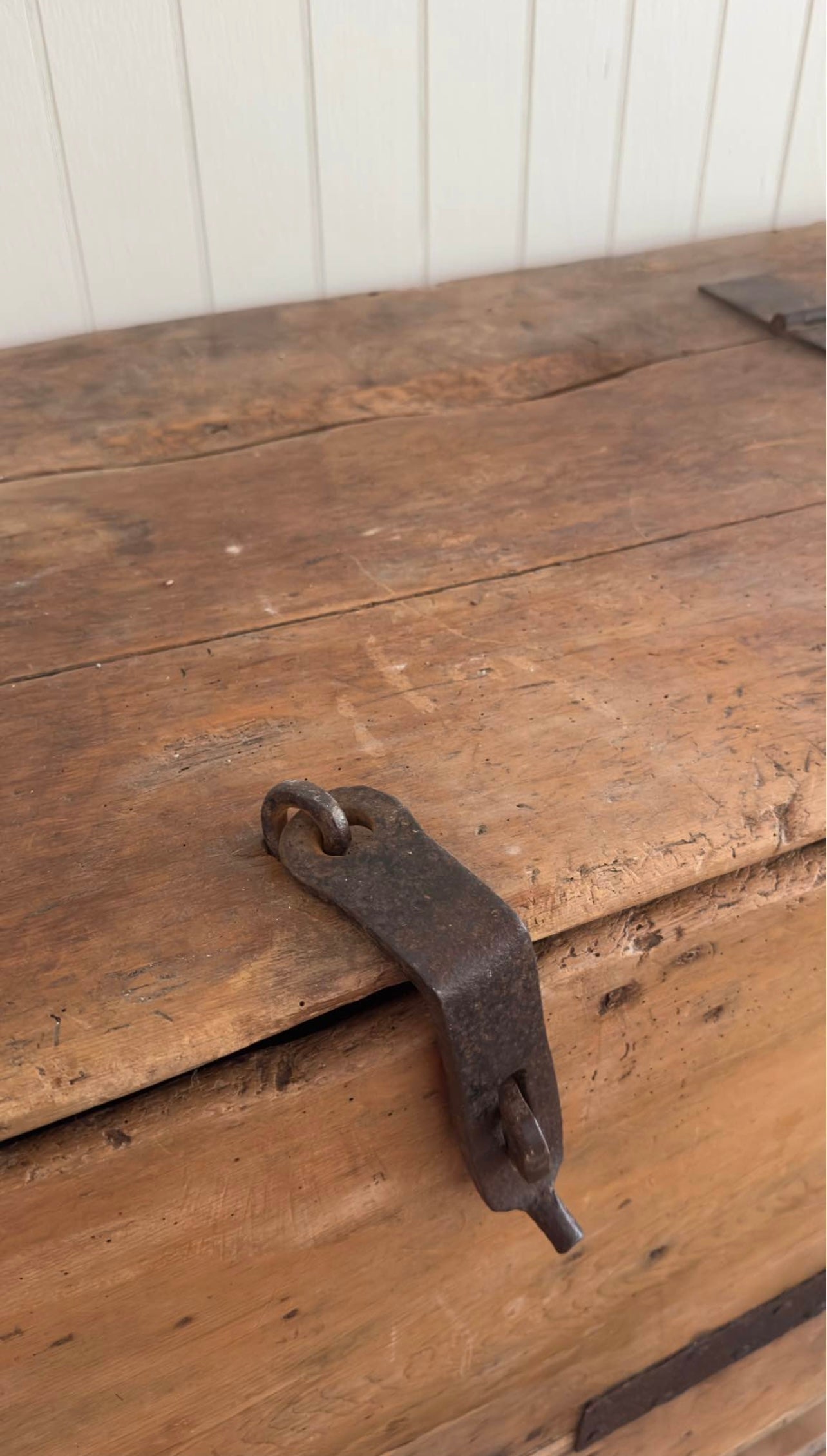 XL antique pine chest