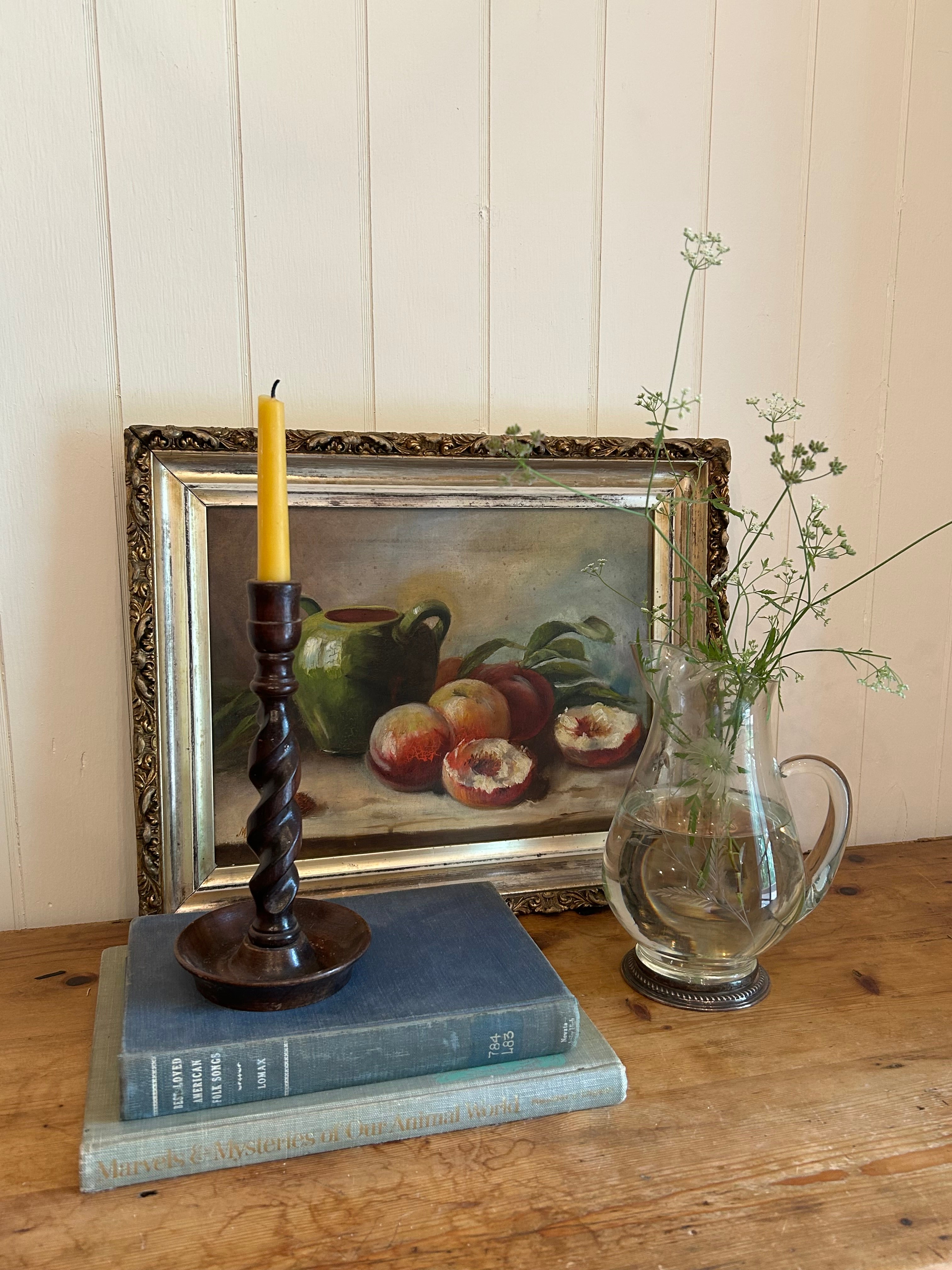 floral cut glass pitcher